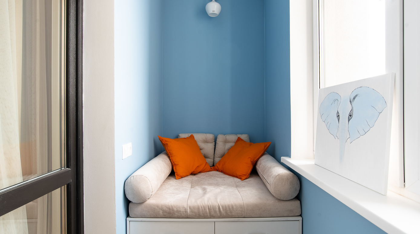 Квартира художницы в ЖК Родной город 